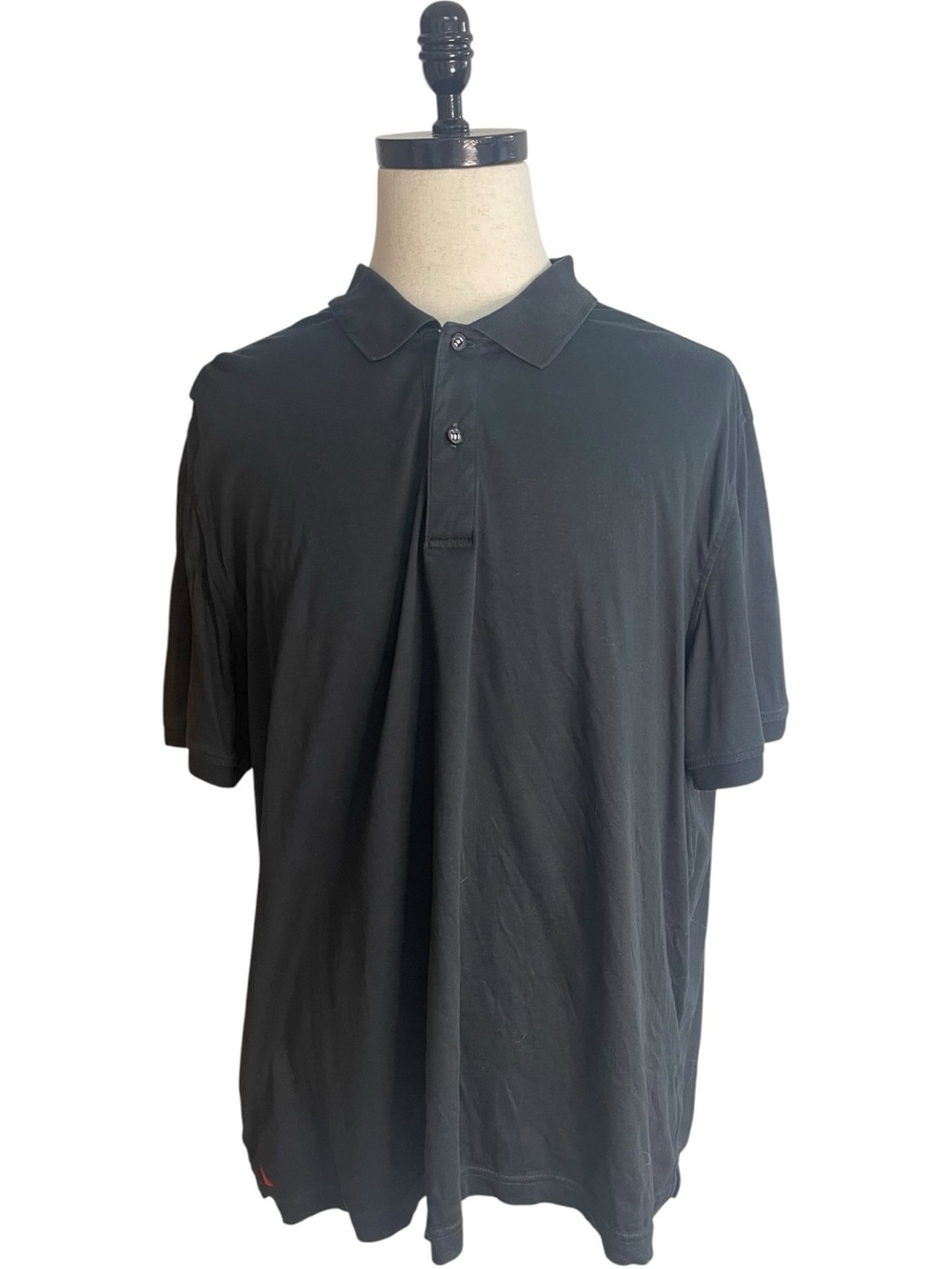 UNTUCKit Damaschino Wrinkle Free Polo Black